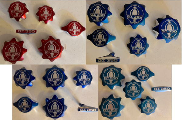 2011 and 2012 Shelby GT350 Prototype Engine Cap Sets