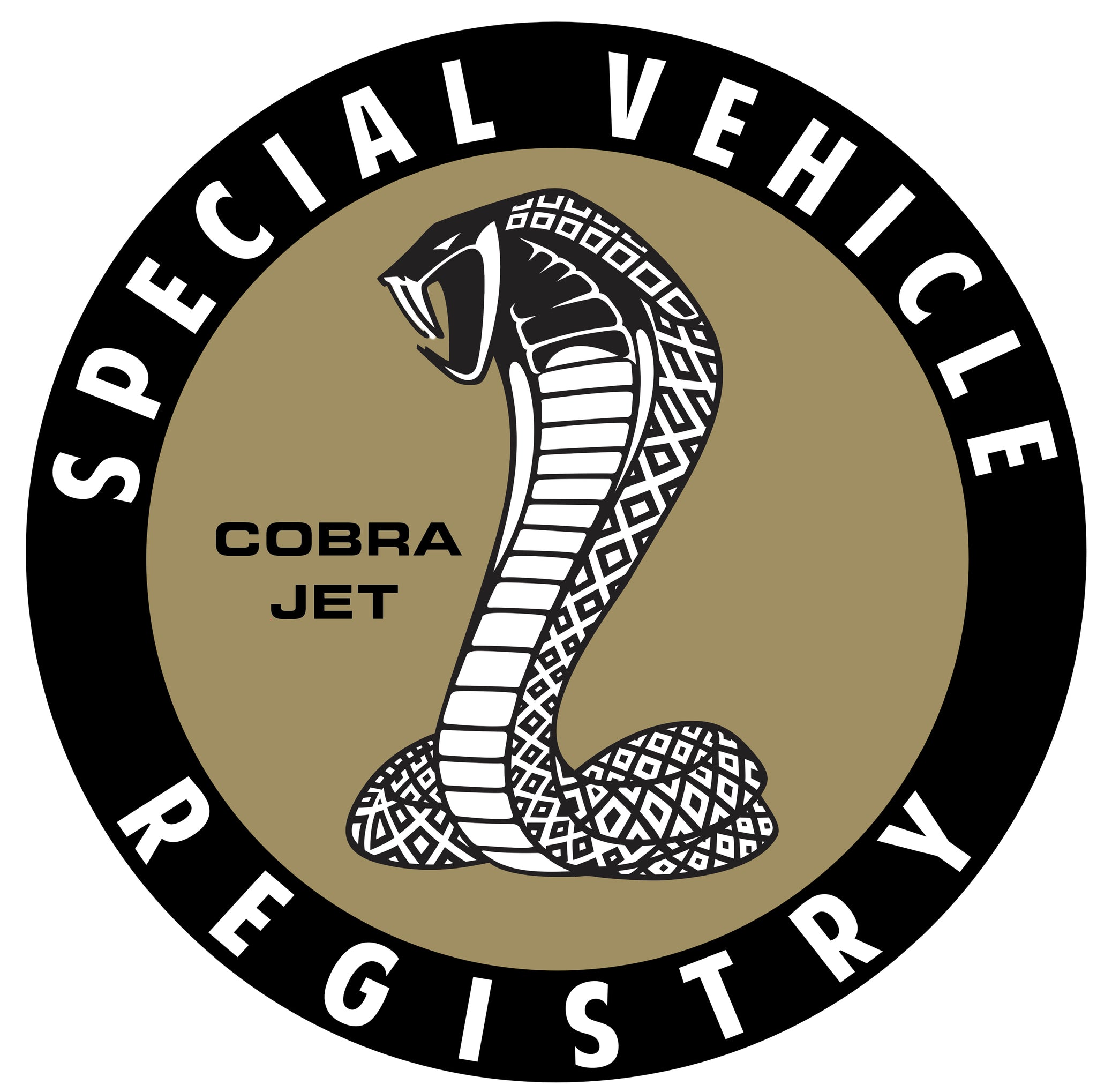 Ford Mustang Cobra Jet Registry Decal