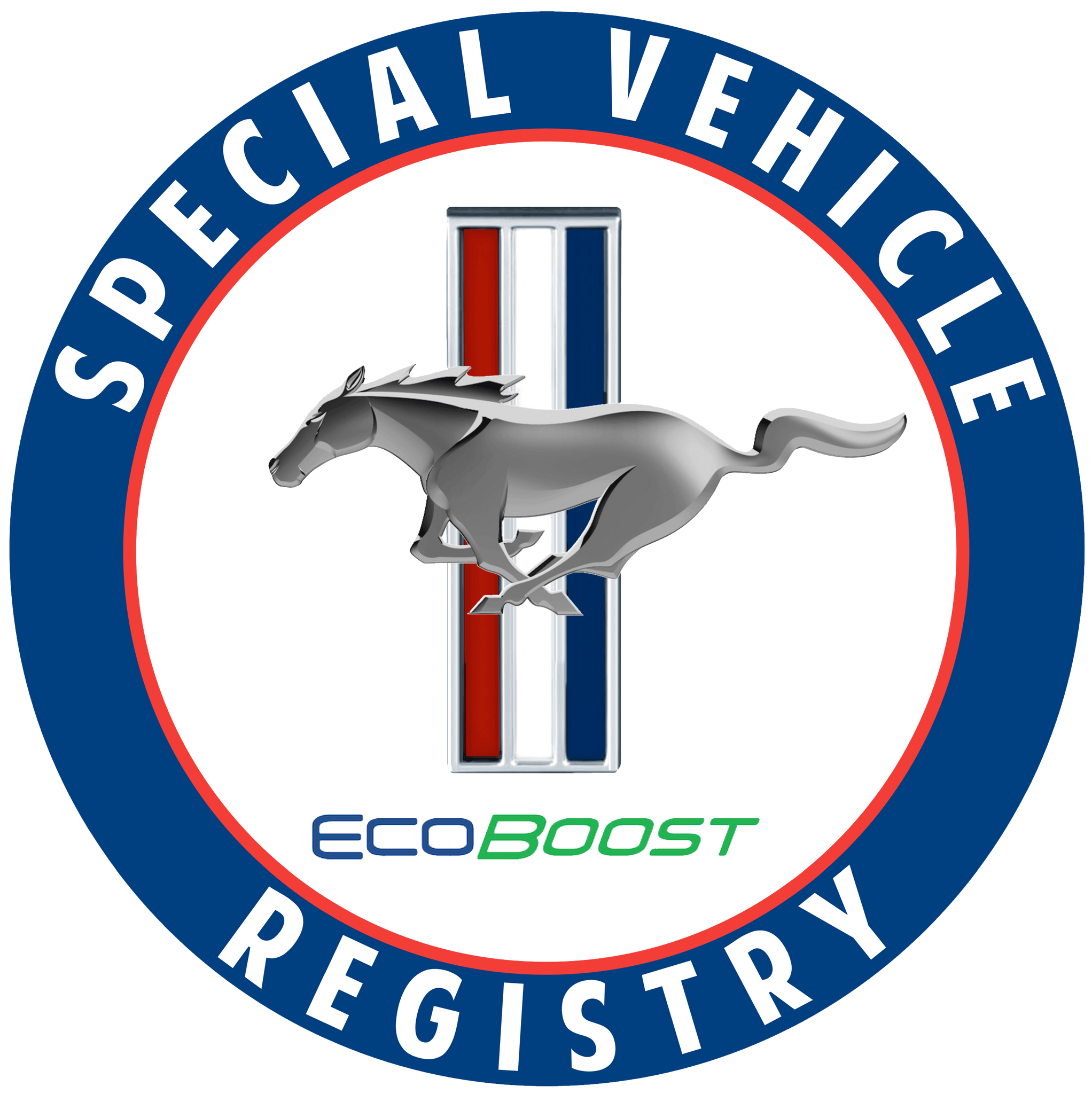 Ford Mustang EcoBoost Registry Decal