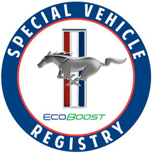 Ford Mustang EcoBoost Registry Decal
