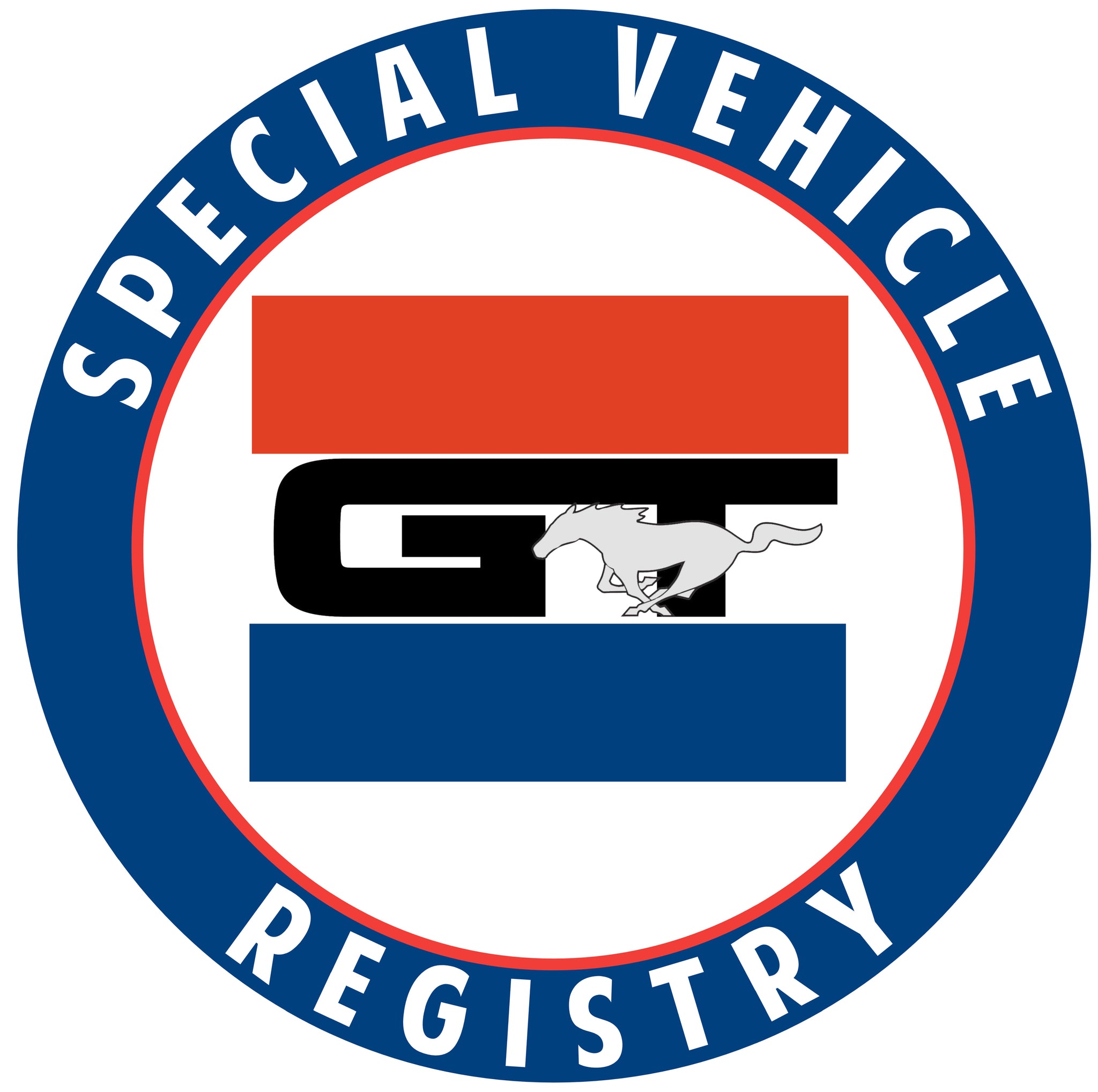 Ford Mustang GT Registry Decal