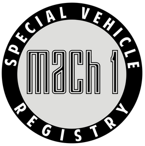 Ford Mustang Mach1 Registry Decal