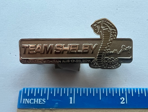 Team Shelby Dearborn 2011 Bash Lapel Pin